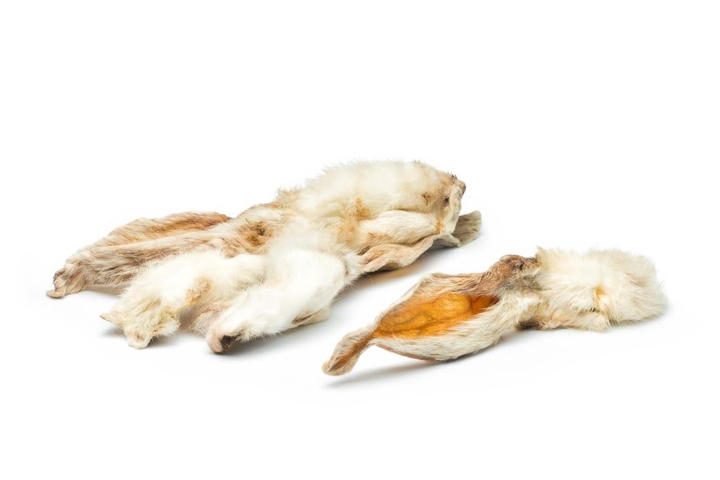 Orelhas Coelho com pelo 100g