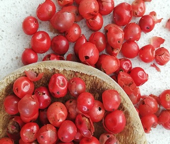 Pimenta rosa grão