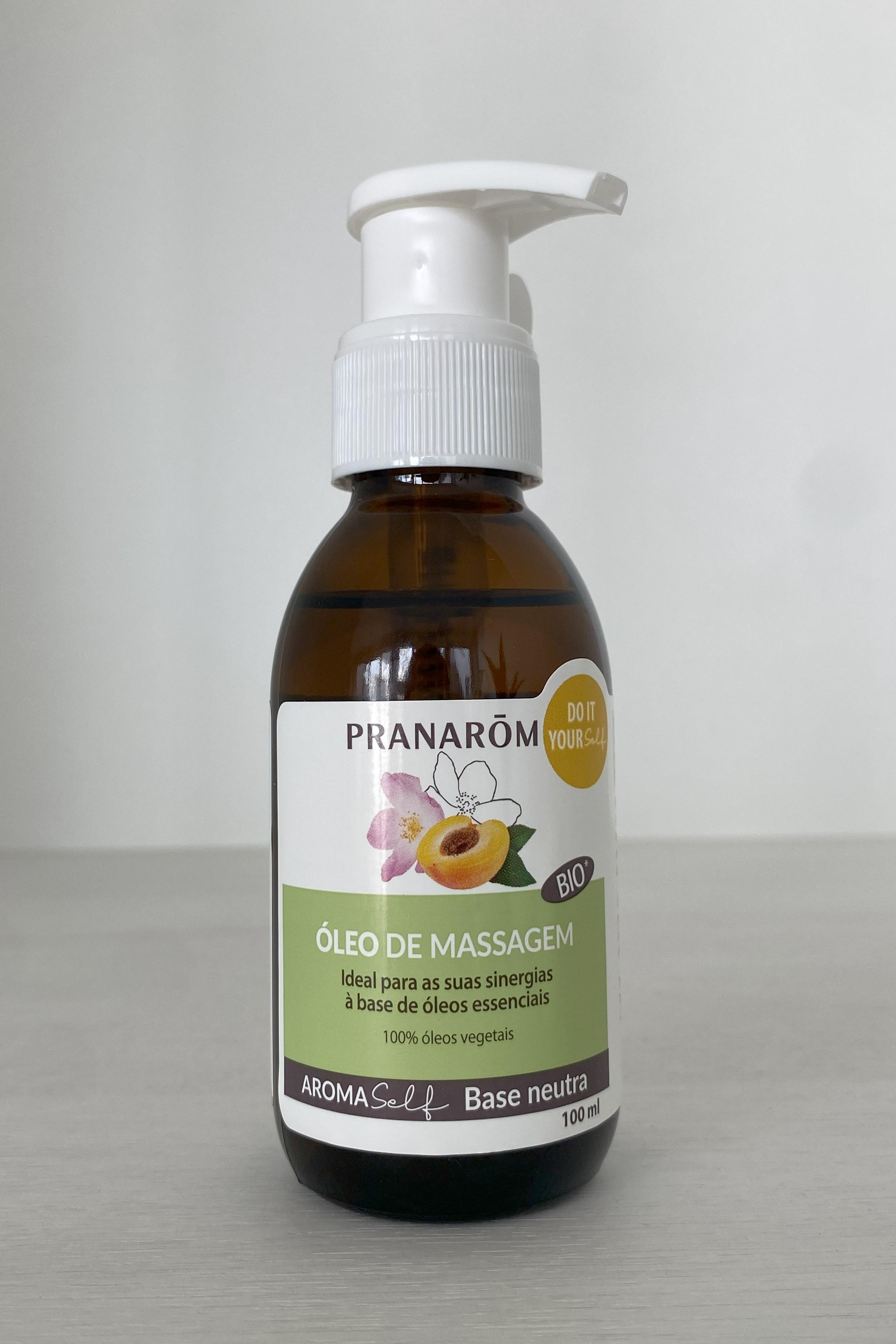 leo de Massagem Pranarom Aromaself Organic Neutral Base 100ml 