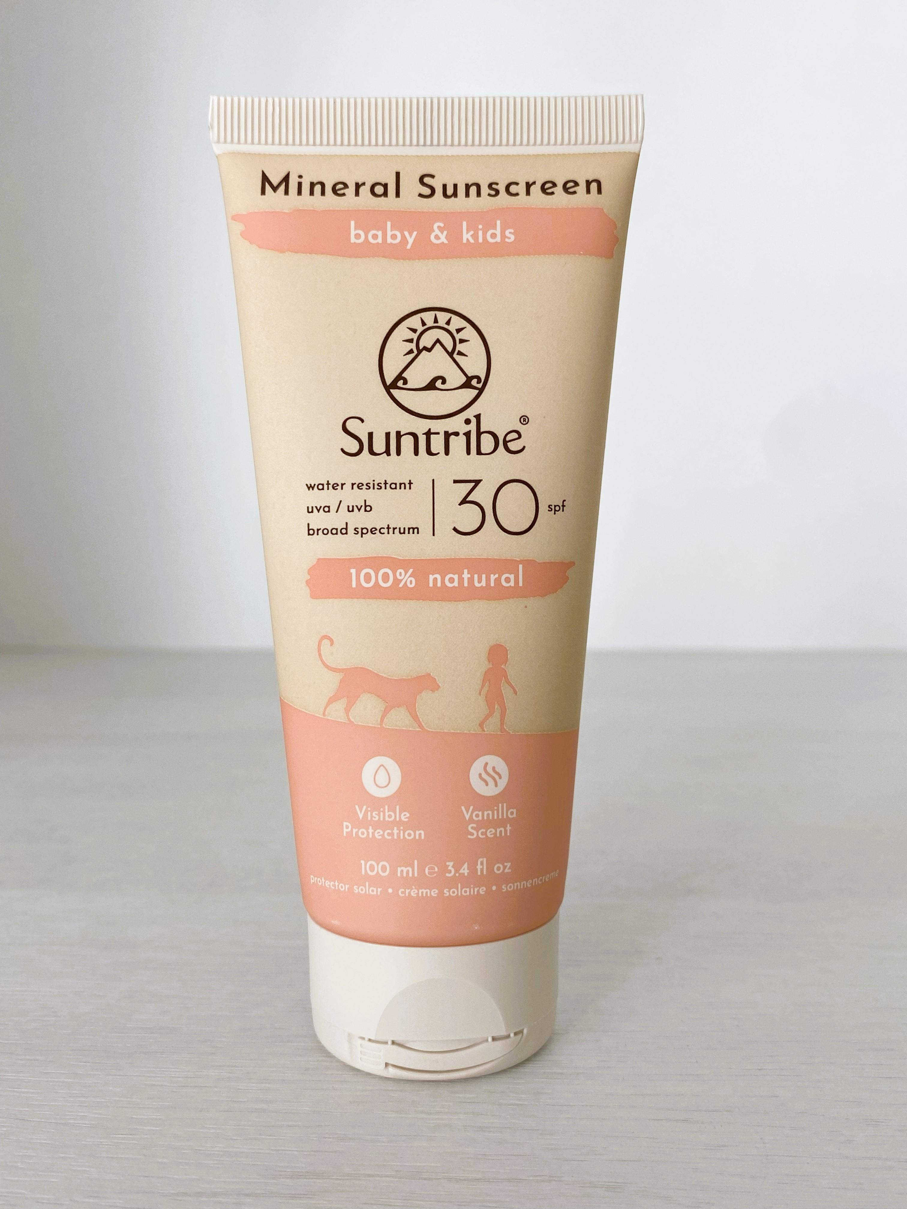 Protector solar baby Suntribe Protetor Solar Mineral Natural Infantil Baunilha FPS 30 (100 ML)