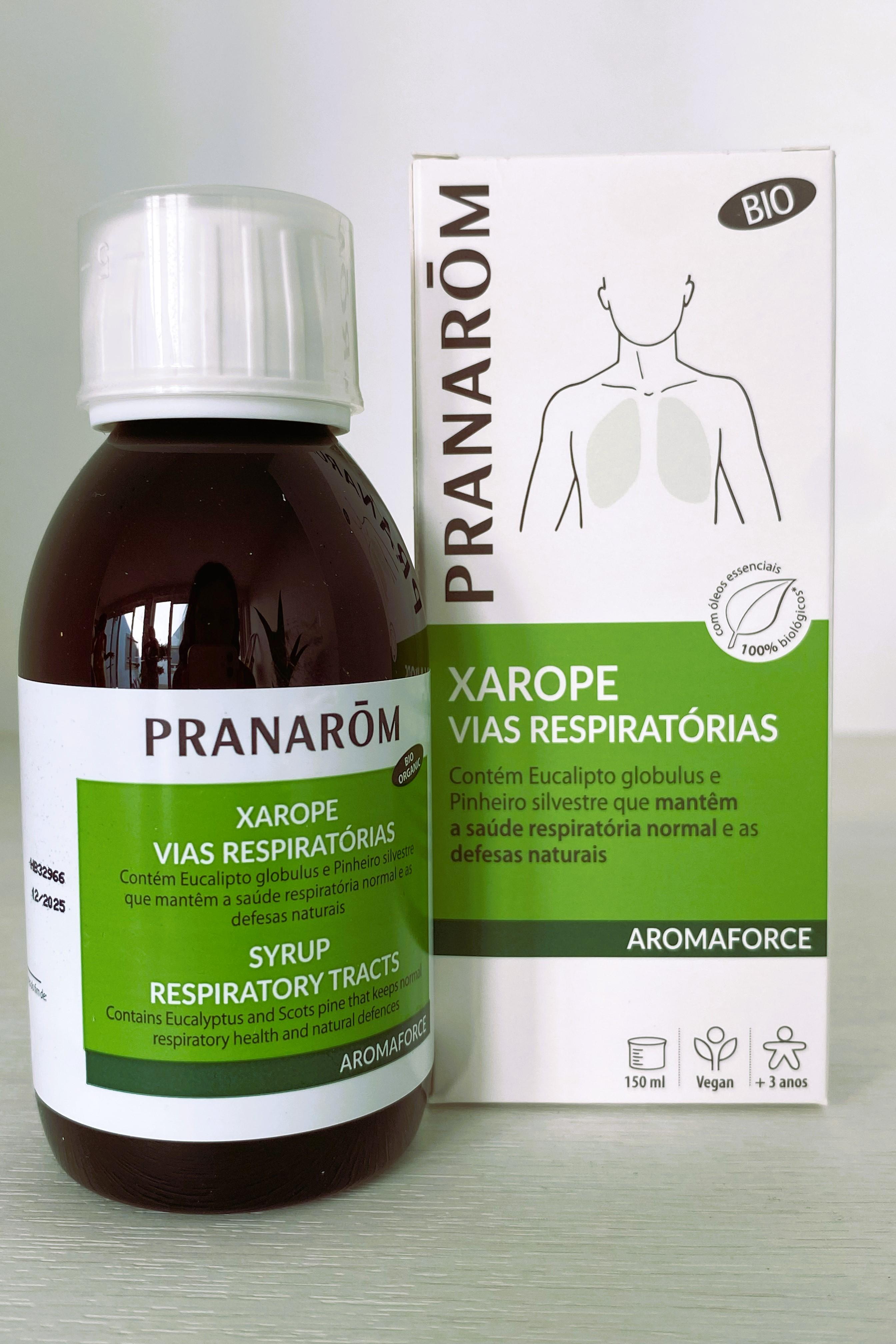 Xarope Pranarom Bio vias areas superiores imunoestimulante 150ml