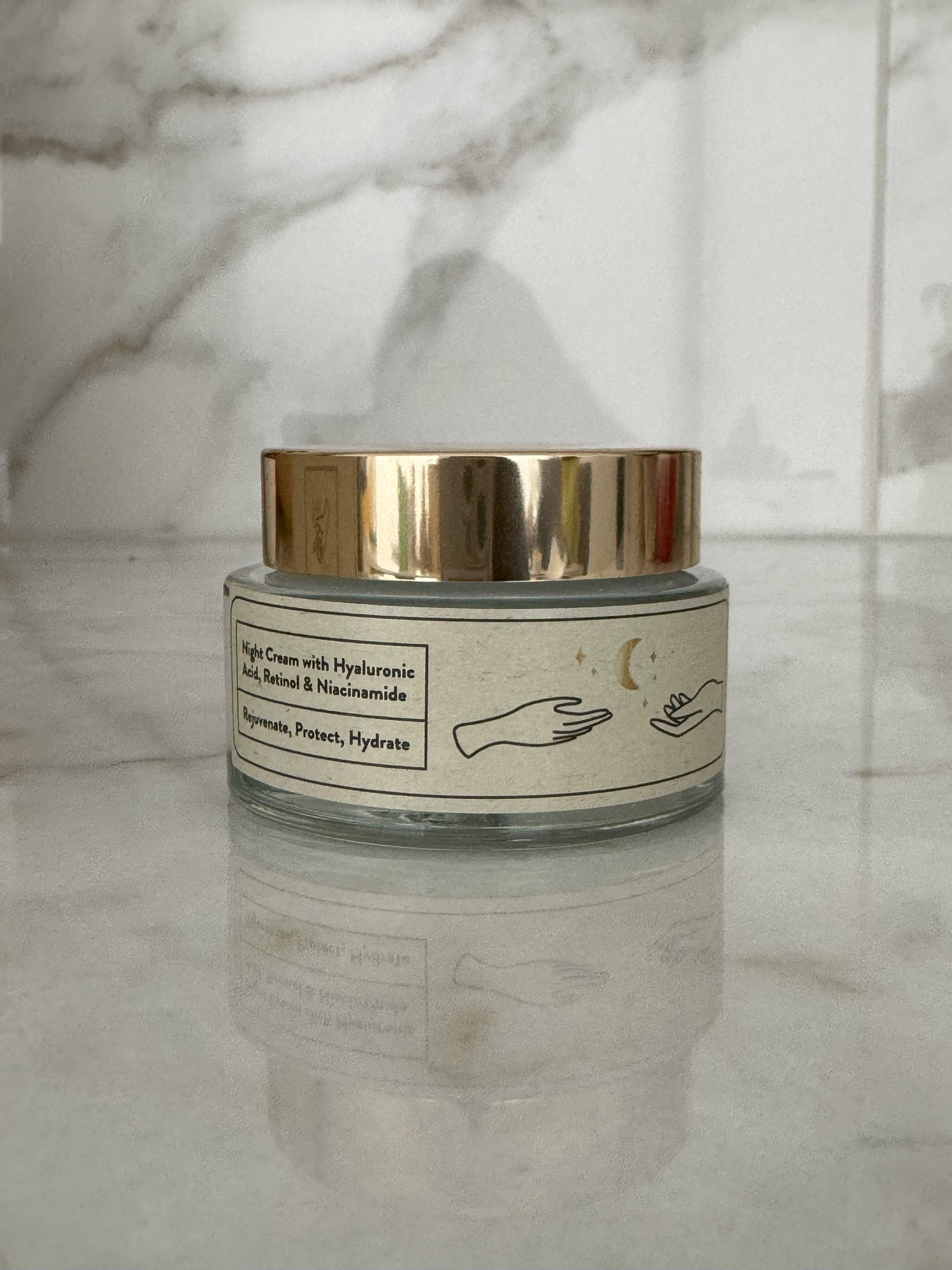 Creme de noite de cido hialurnico e retinol - 50 ML