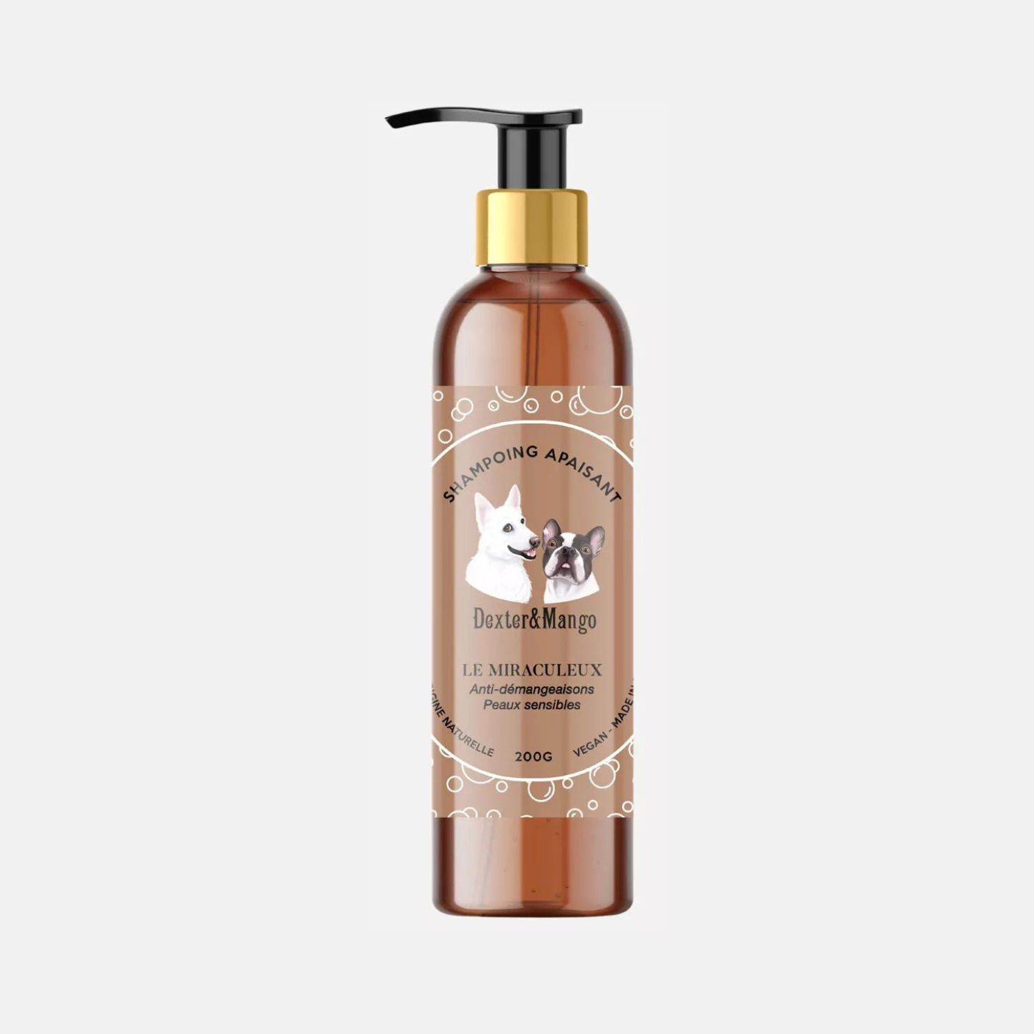 01.1- Shampoing Liquide Miraculeux - Dexter & Mango 200ml