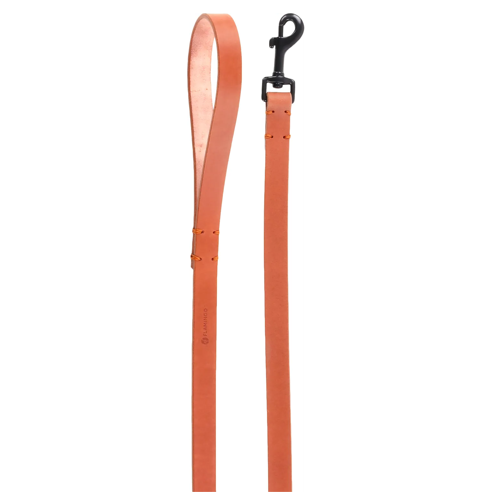 Laisse Leano Cognac Orange - Flamingo