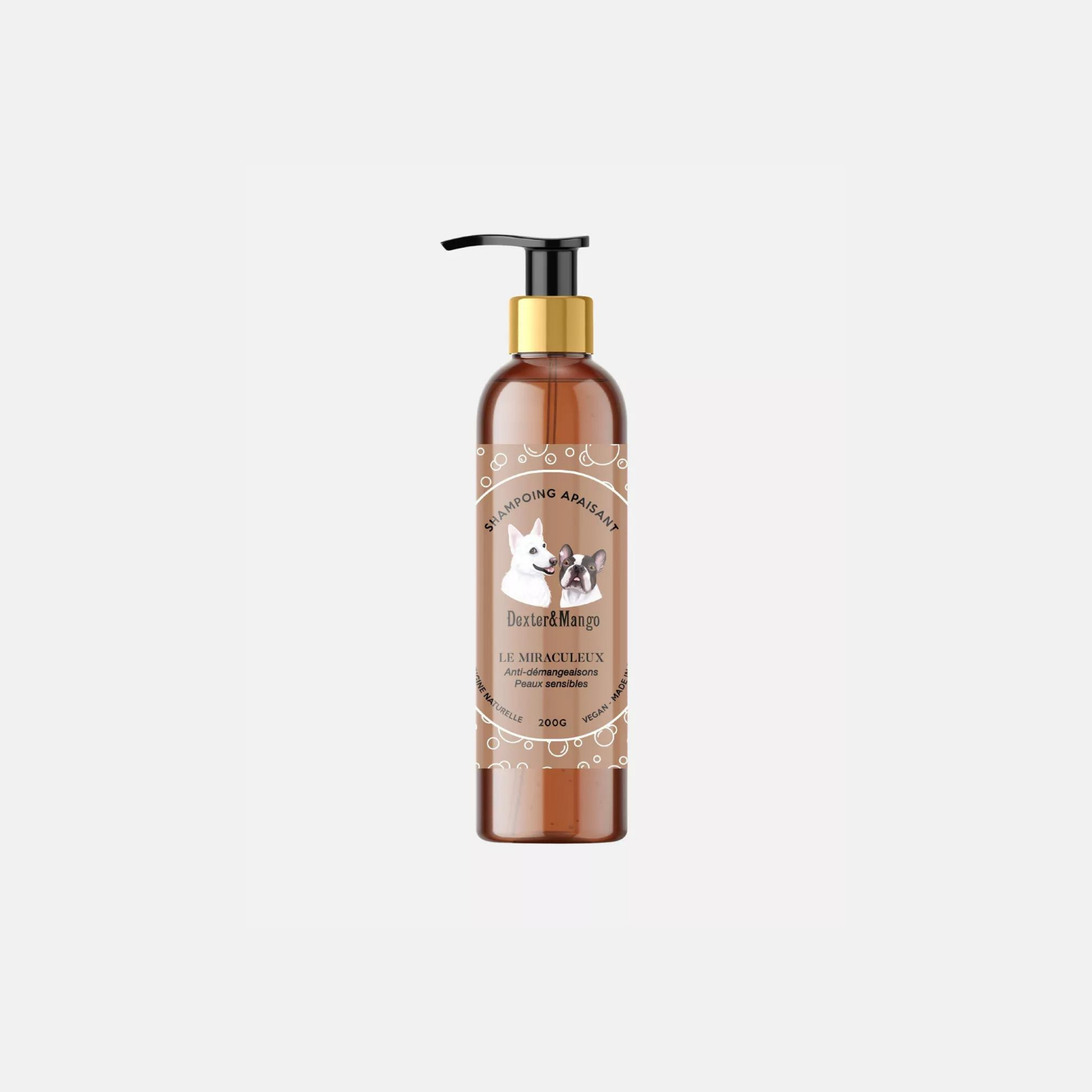 01.1- Shampoing Liquide Miraculeux - Dexter & Mango 200ml