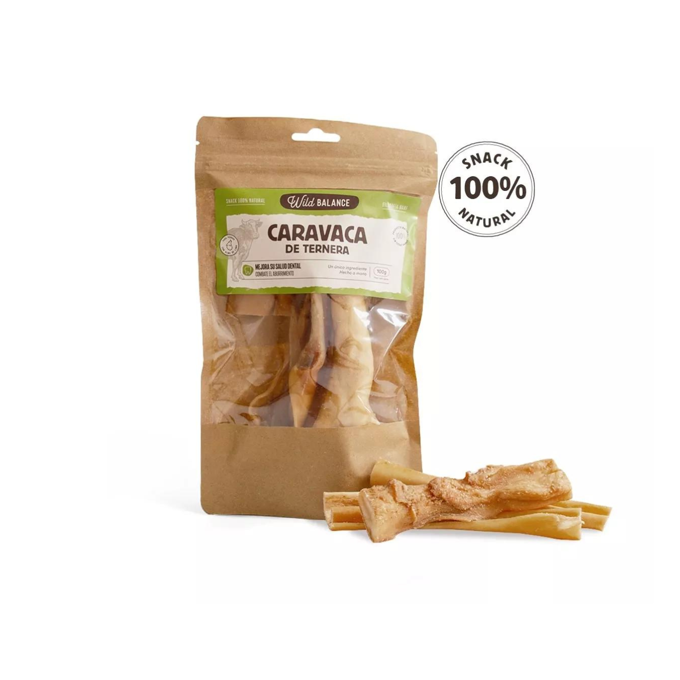 06.1- Friandises Caravaca de Boeuf 100% Naturelles - Wild Balance 100g