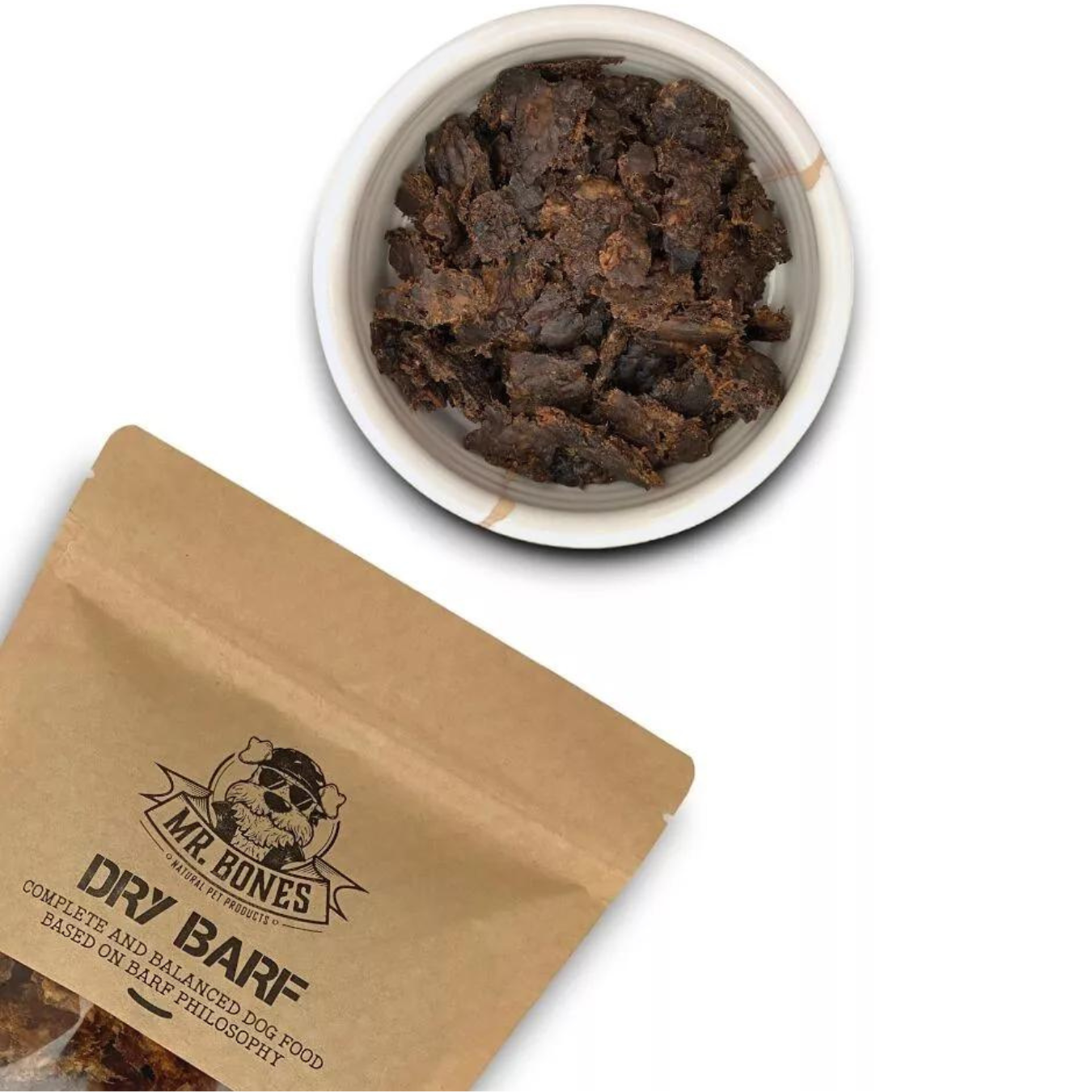 01.1- Veau et Tripes Vertes - Friandise 100% naturelle pour chiens - Mr. Bones 450g