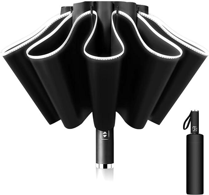 Pedir Guarda-chuva, dobrável automático, invertido 