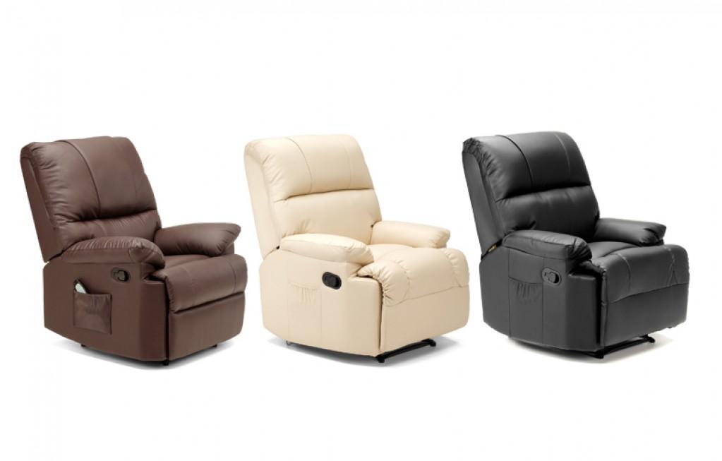Poltrona de massagem em pele