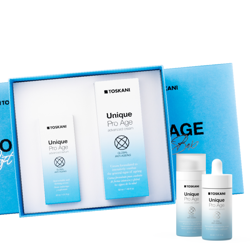  KIT Natal 24 Toskani  Gift box  UNIQUE pro age (Serum+Creme) 