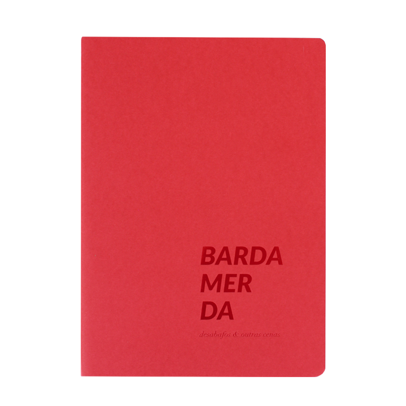 A5 red notebook