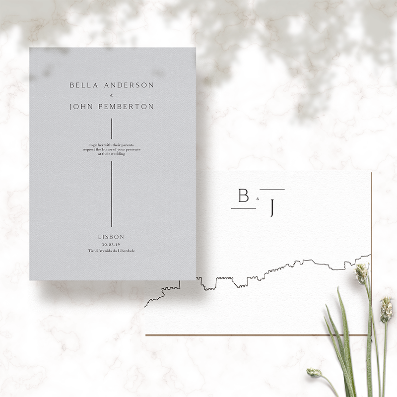 Printed Invitation ´Lisbon Lines´