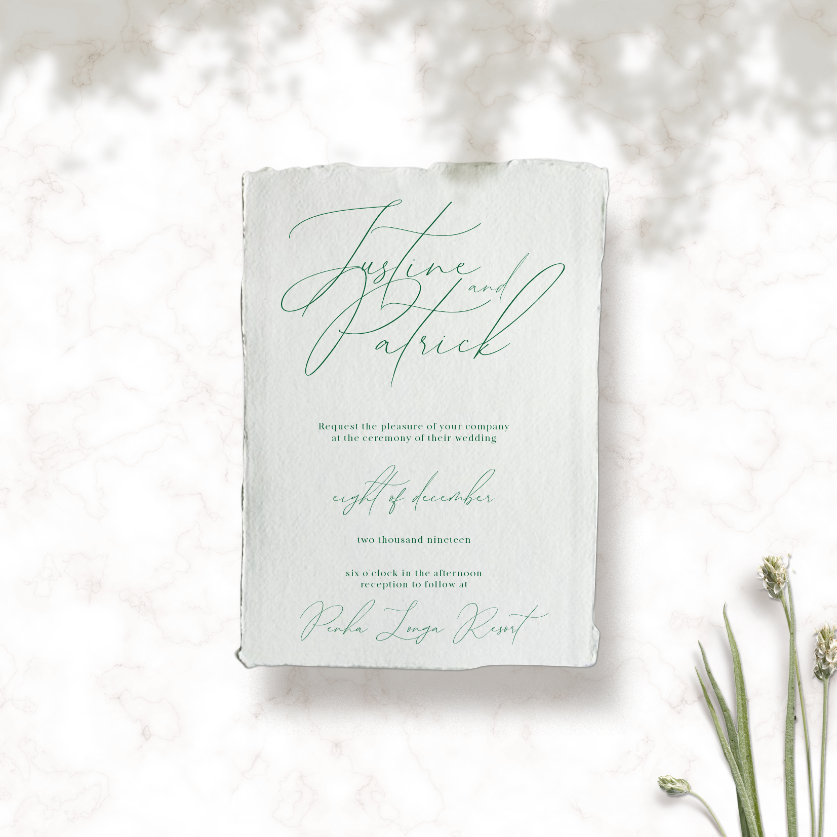 Printed Invitation ´Love me do´