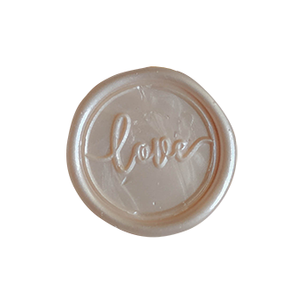 Wax seal Love Champagne / 10 pack