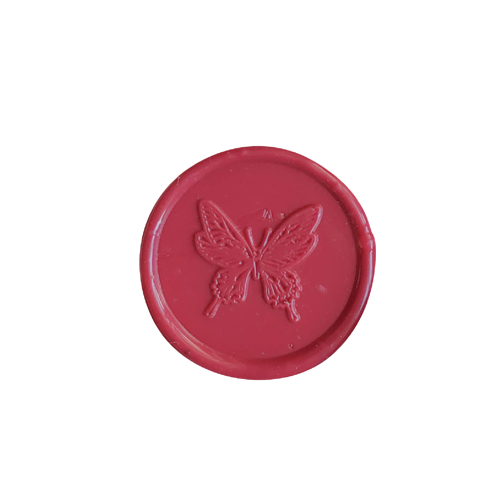 Wax seal Butterfly burgundy / 10 pack