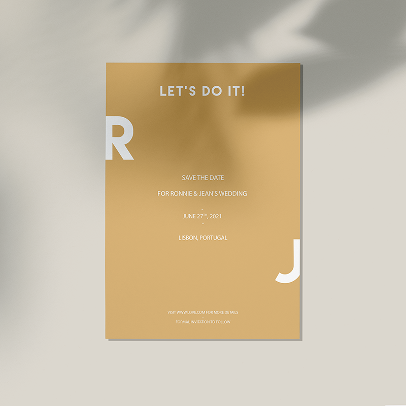 Save the Date ´Let´s do it´