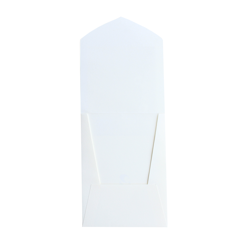 Envelope with vertical flap