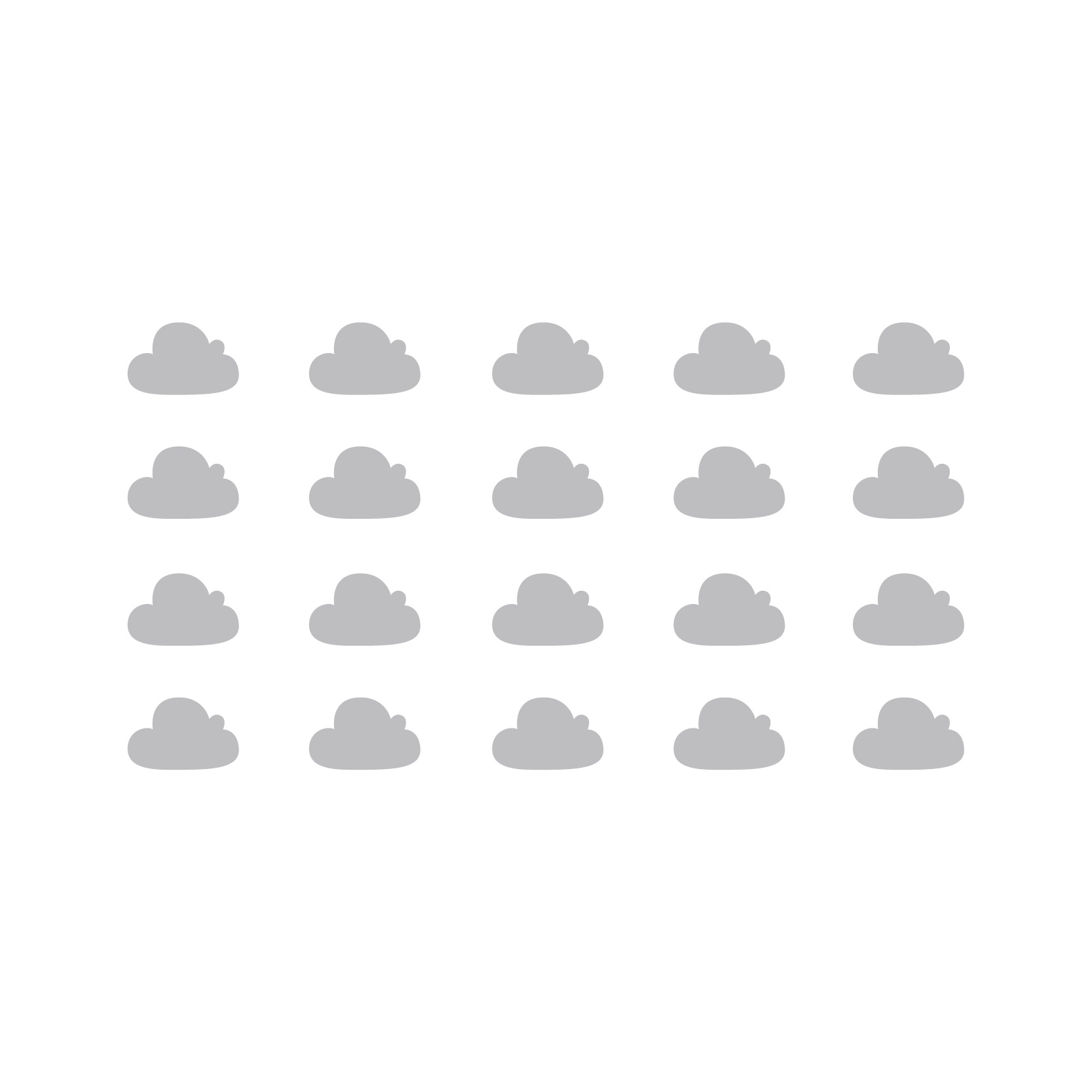 Wall sticker Clouds