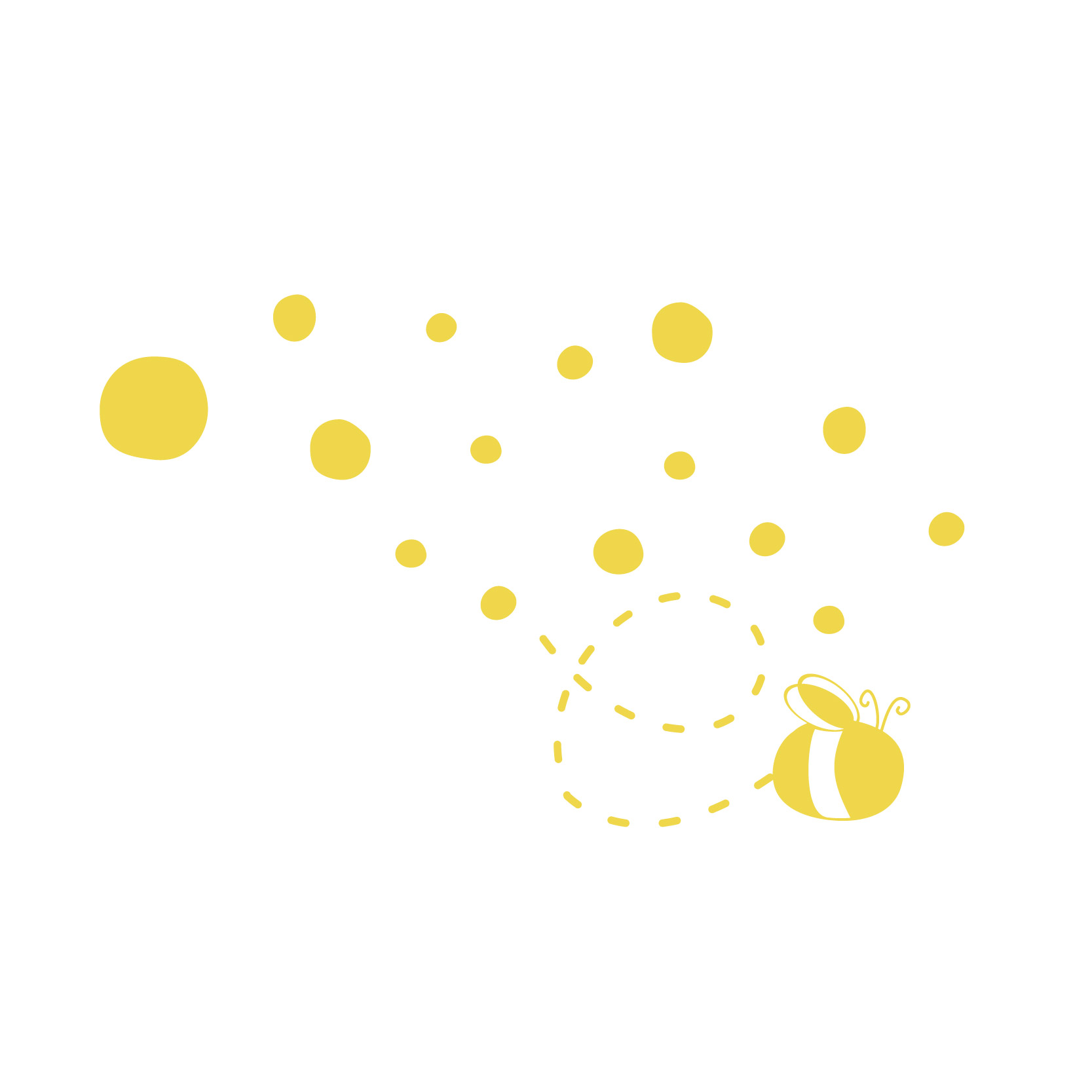 Wall sticker Busy bee