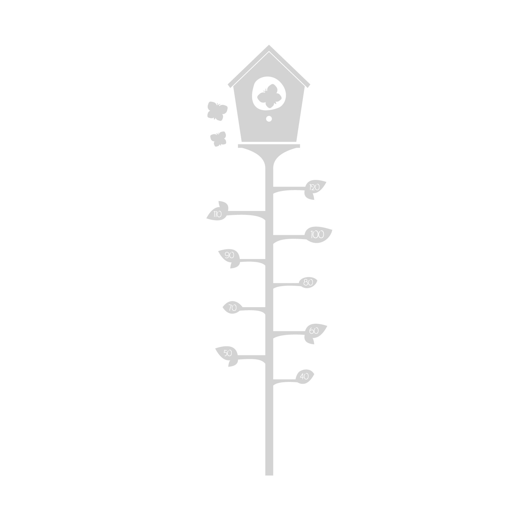 Wall sticker Height chart Bird´s House