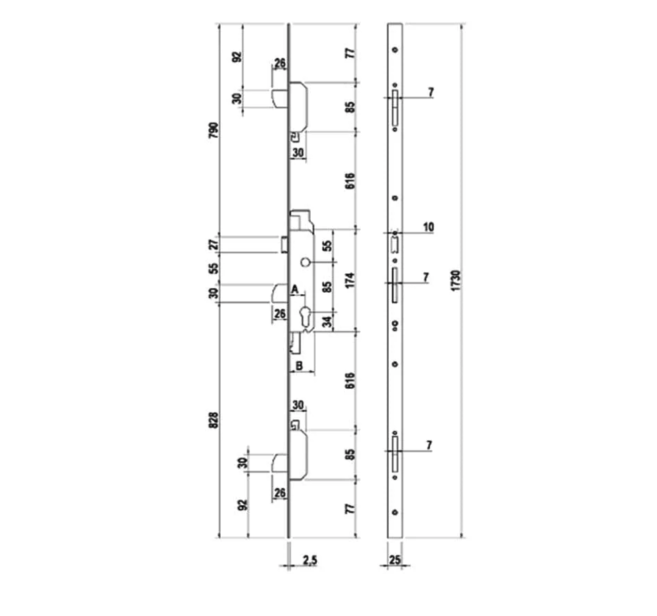 Fechadura Multiponto Srie 5920-3H