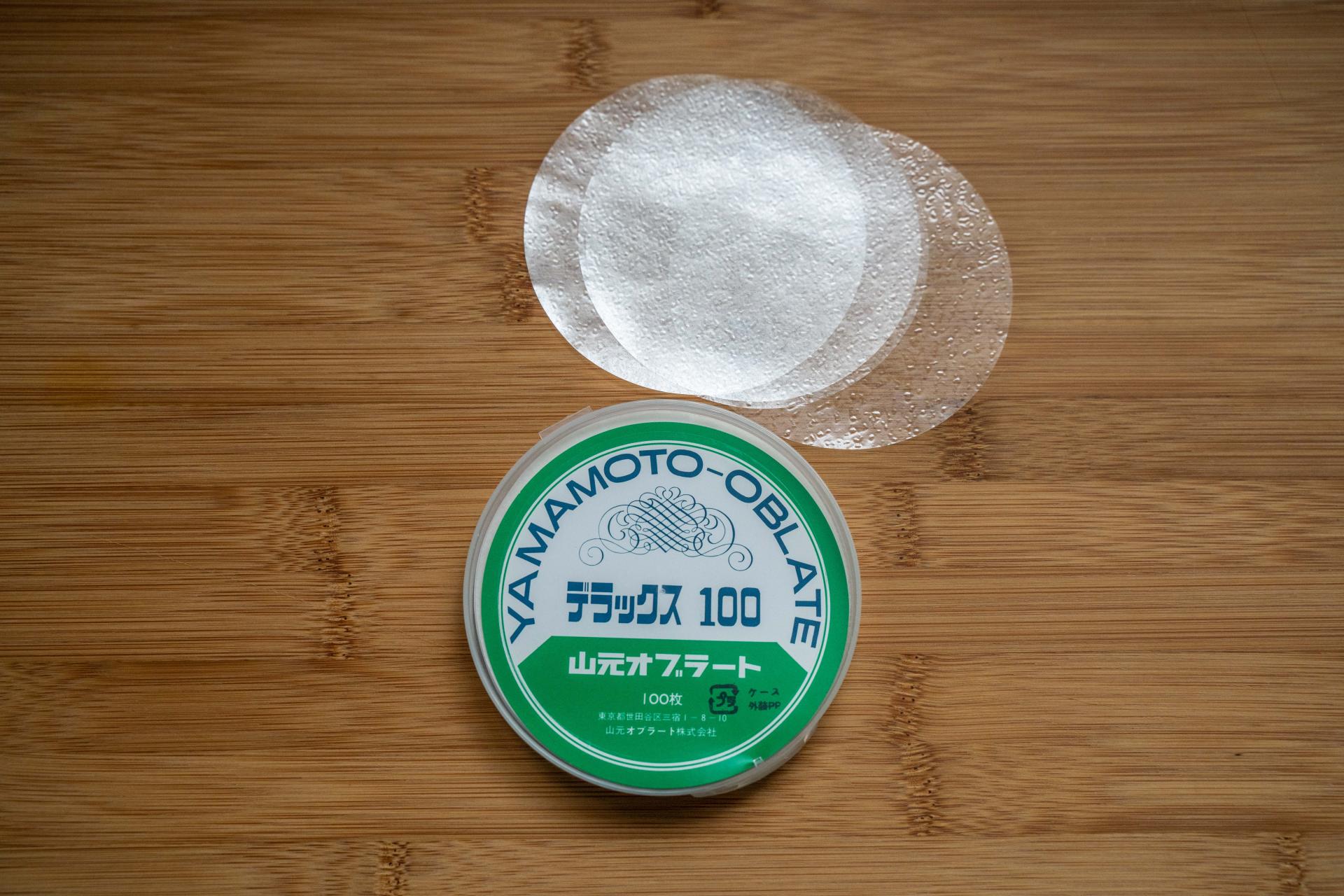 Oblato Folhas fécula de batata 100ud