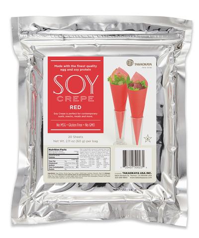 FOLHAS de soja para Maki (Vermelho) 20 Ud.