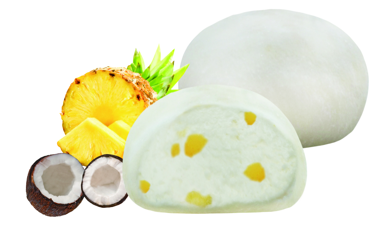 MOCHICREAM Gelado de Ananás e Coco 40g x 6 uds