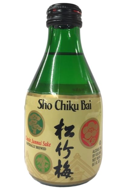 Saquê Junmai Japonês | Sho Chiku Bai 180ml