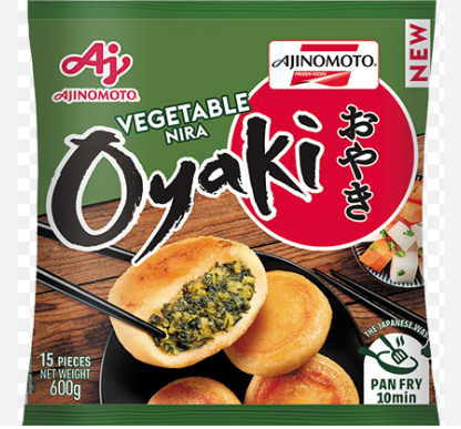 Oyaki Nira Pão Rech.Vegetais´Ajin.´600g*