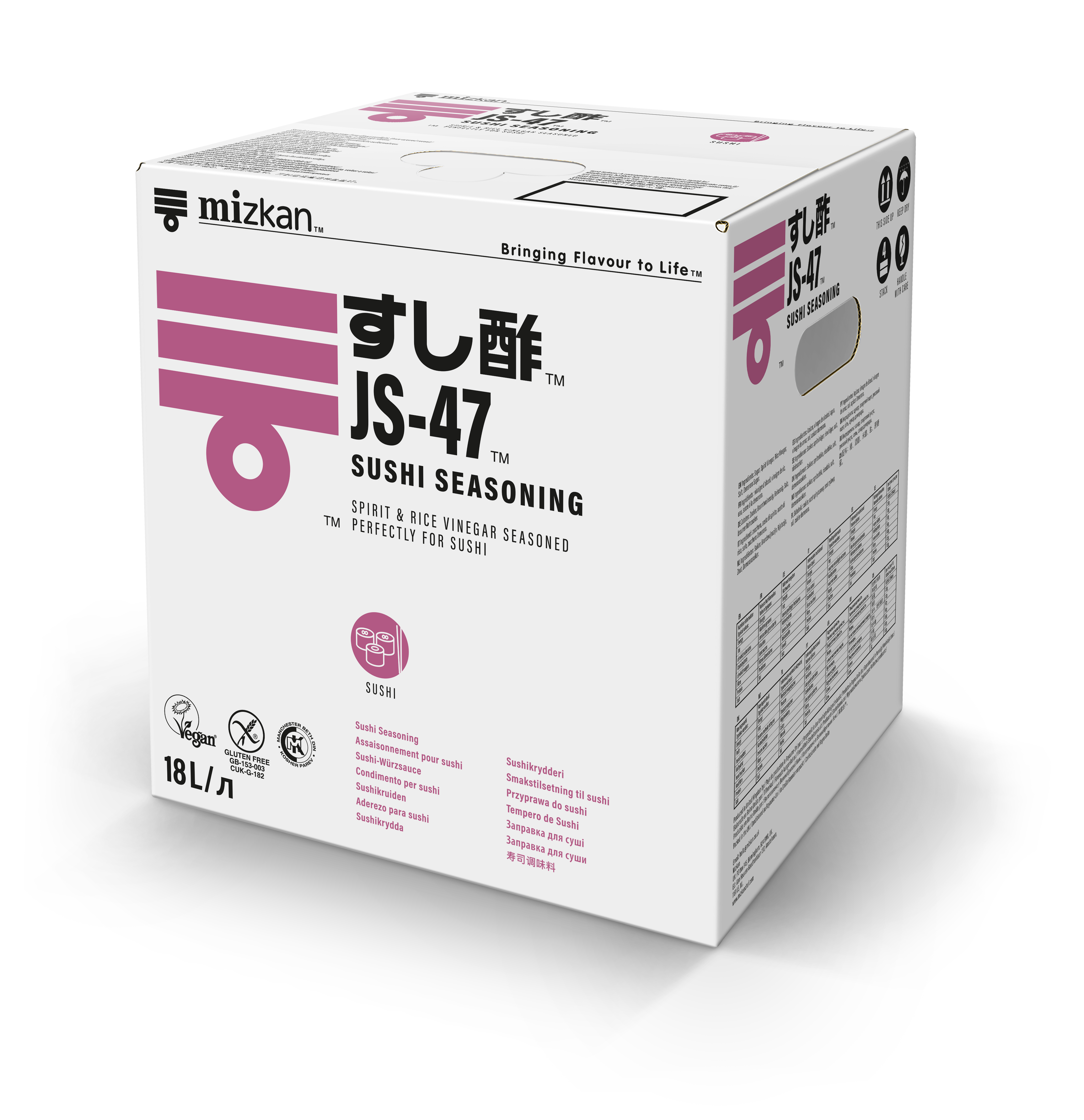 VINAGRE JS-47 Prep. p/Sushi ´Mizkan´ 18L