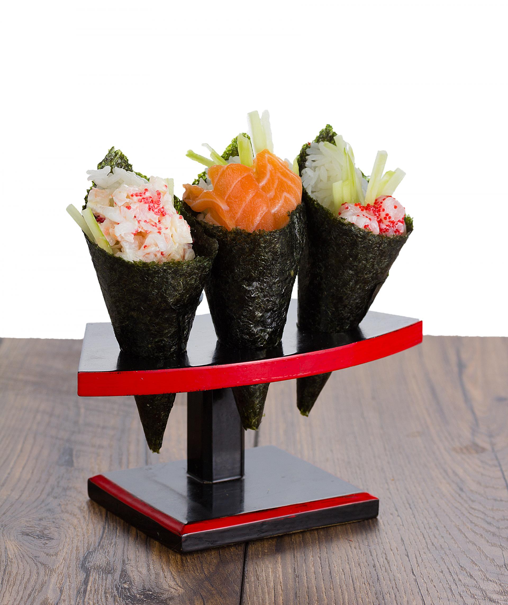TEMAKI STAND - Suporte temakis triplo