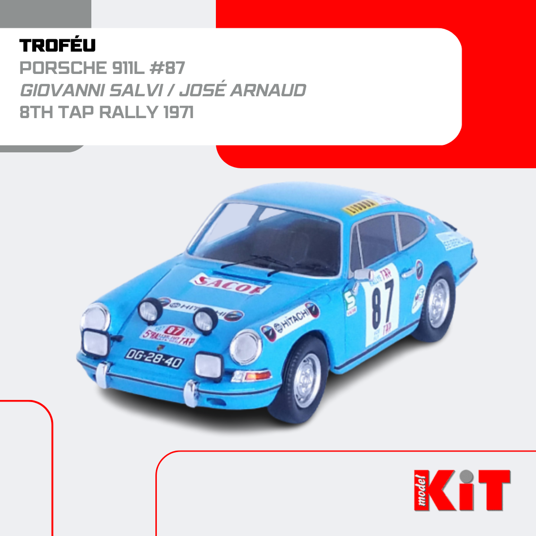 Minitec Kit - Porsche 911L #87 Giovanni Salvi / José Arnaud 8th Tap Rally 1971