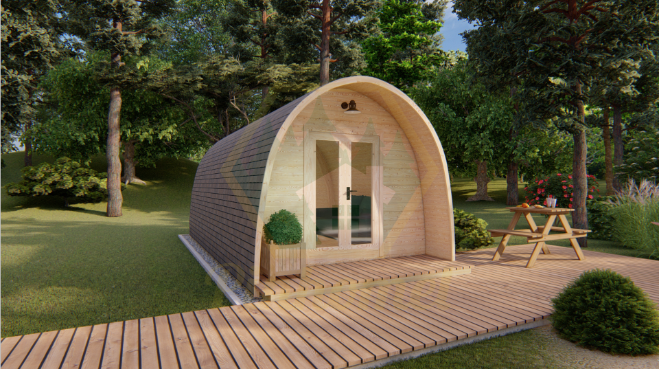 Camping Pod - 3 x 5.9m, 28mm