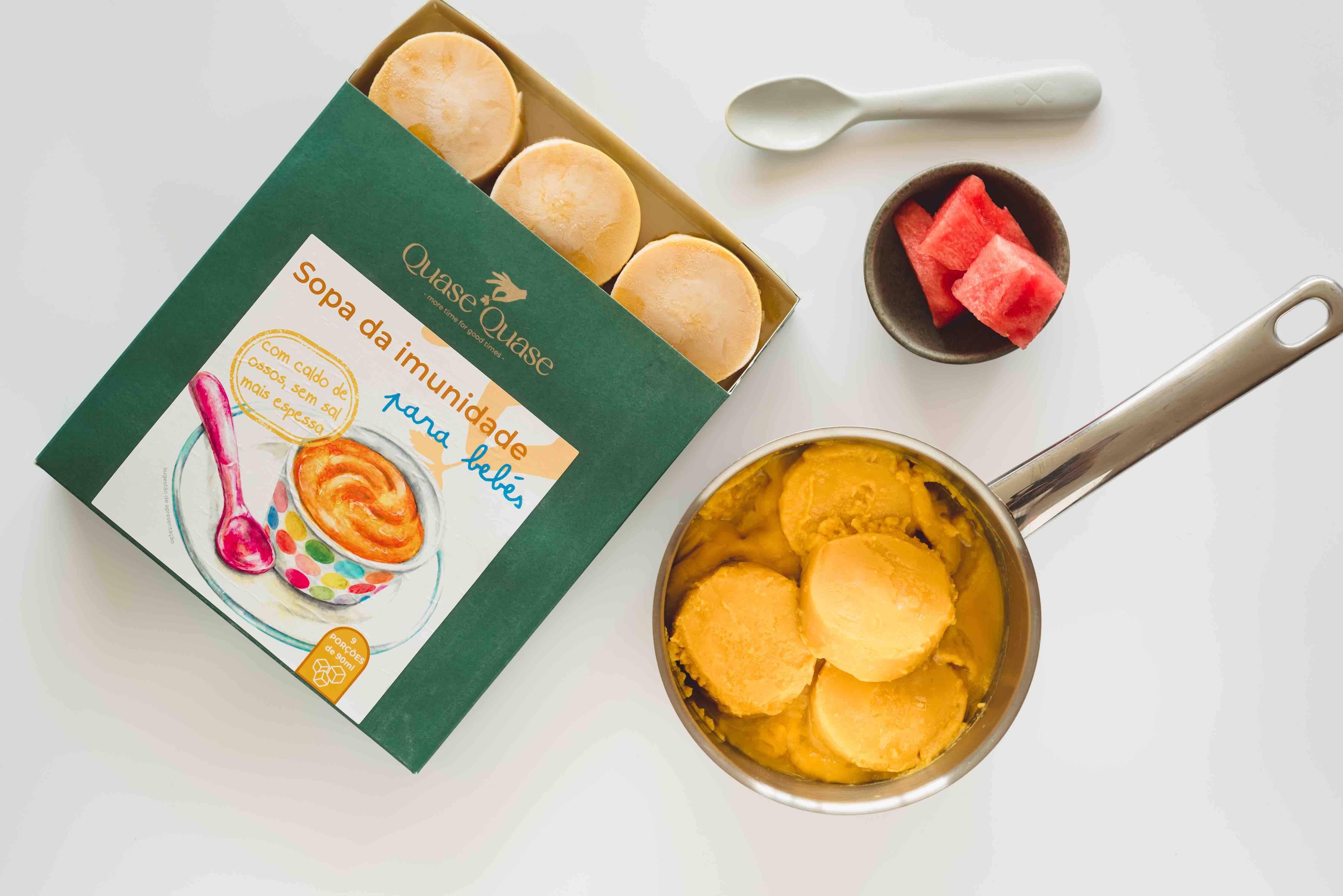 Sopa da imunidade para bebés