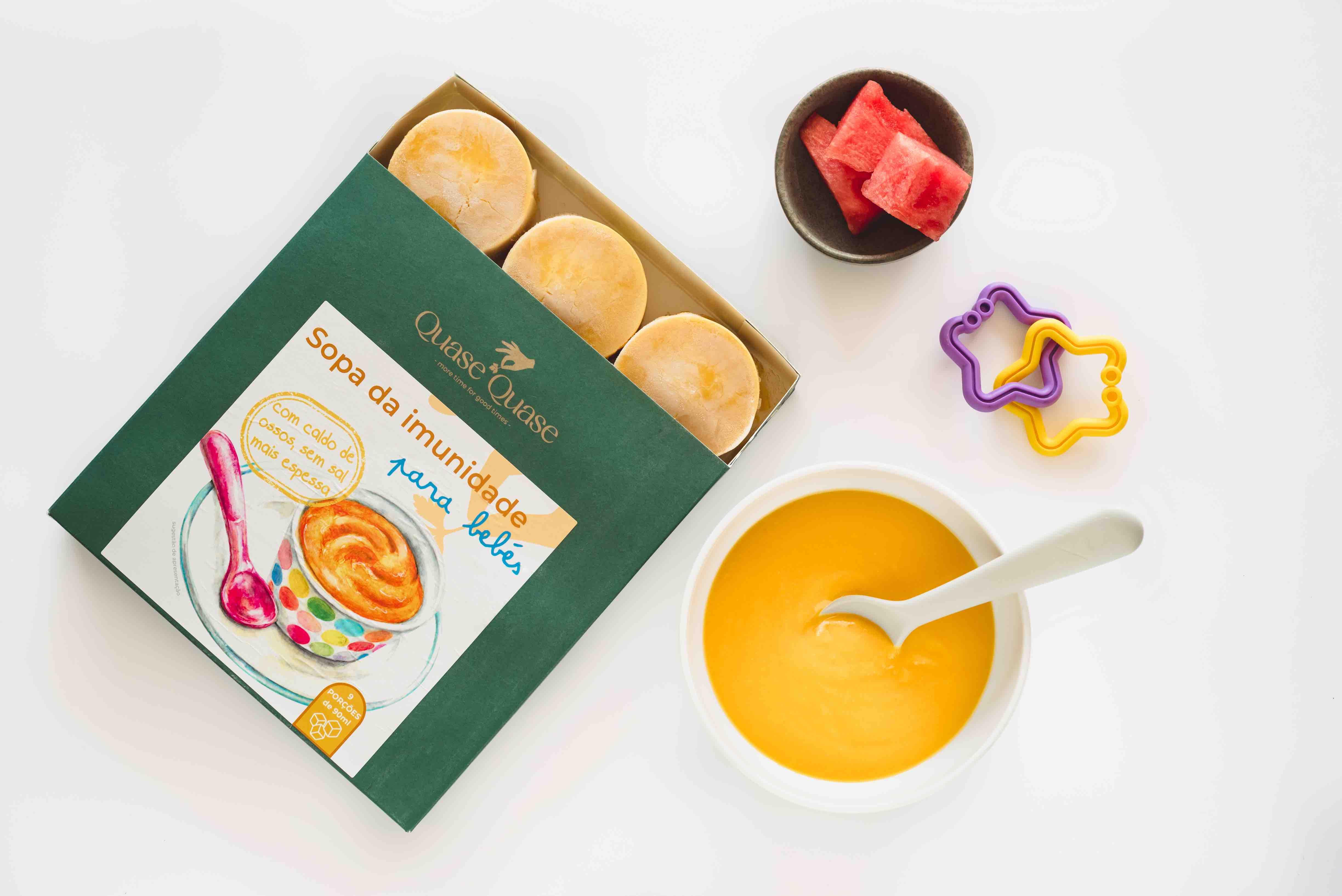Sopa da imunidade para bebés
