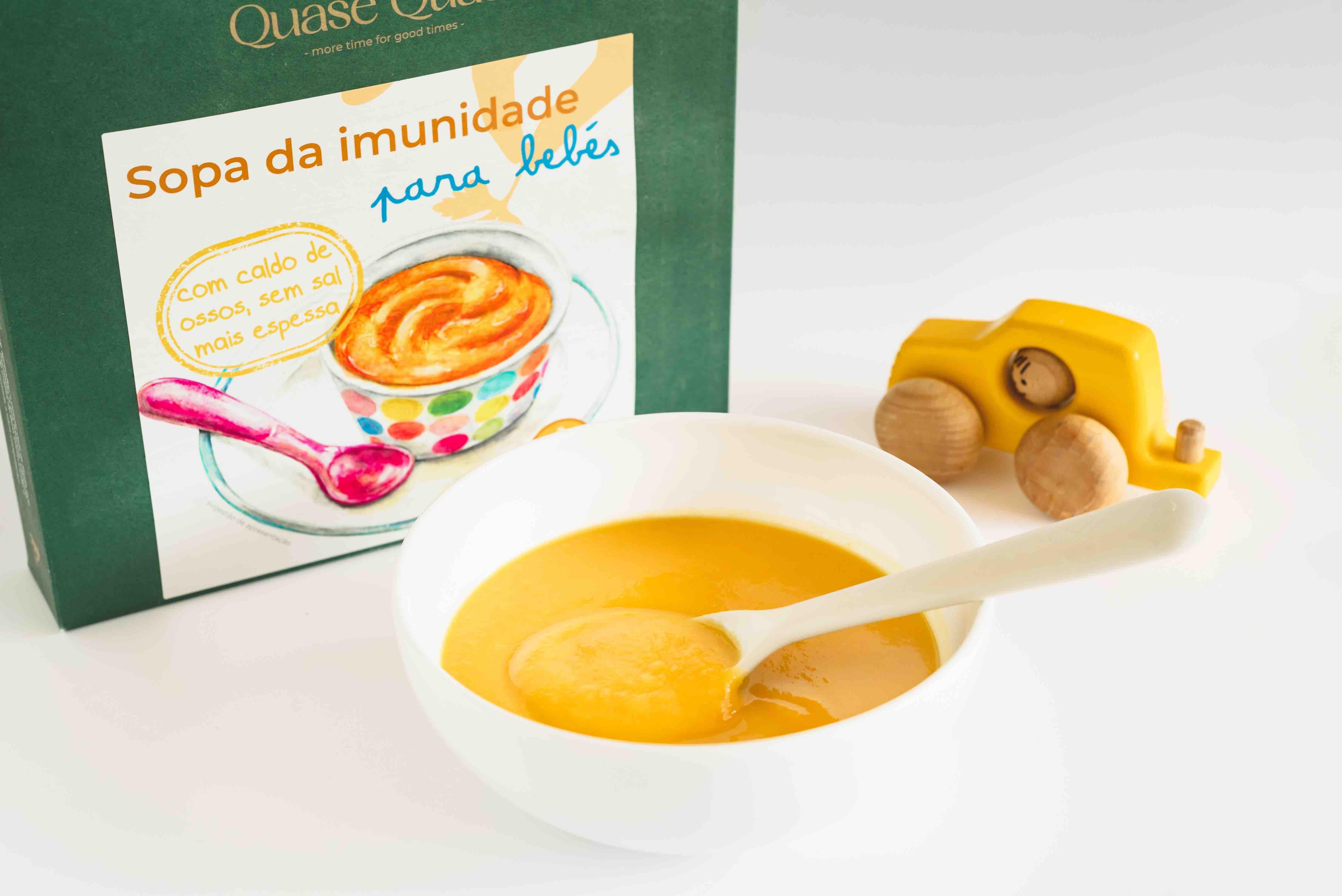 Sopa da imunidade para bebés