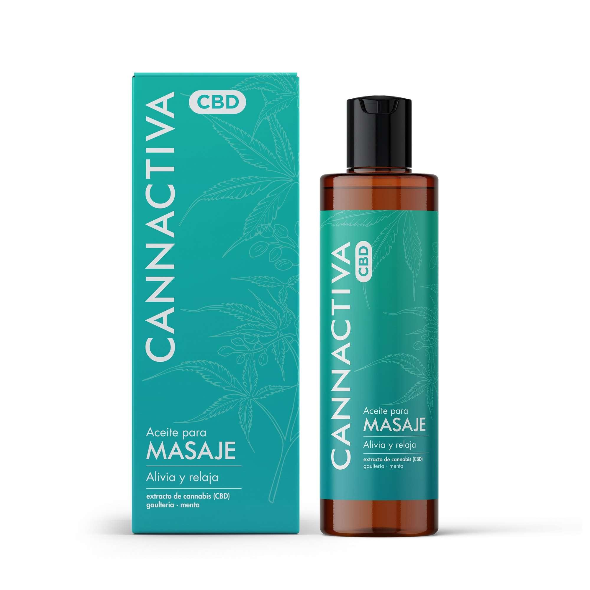 leo de Massagem Cannactiva CBD (200ml)