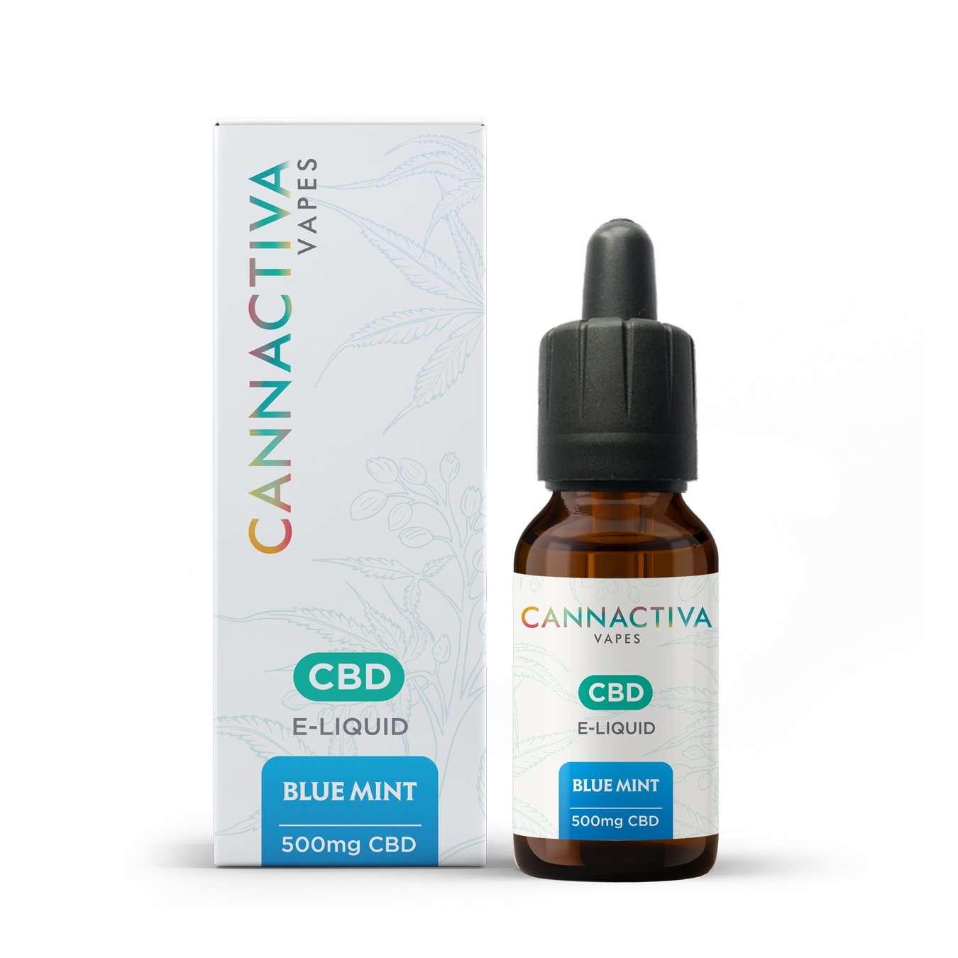 CBD E-Liquid 500mg  Blue Mint (5% CBD Full Spectrum)