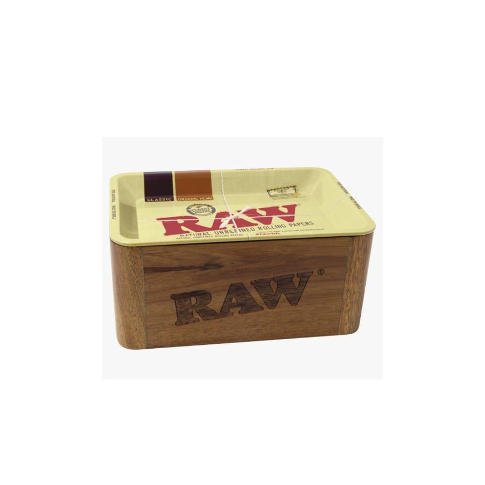 Raw Wooden Cache Box Tray - mini