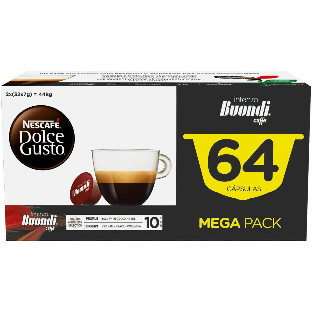 Cpsulas Caf Dolce Gusto Buondi Intenso Nescaf 64 Un