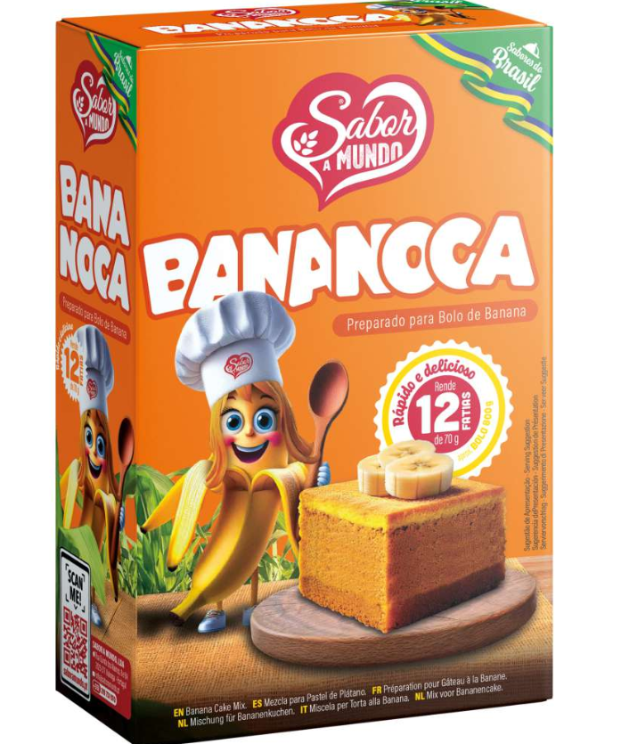 Sabor a Mundo - Preparado para Bolo Banana 435g