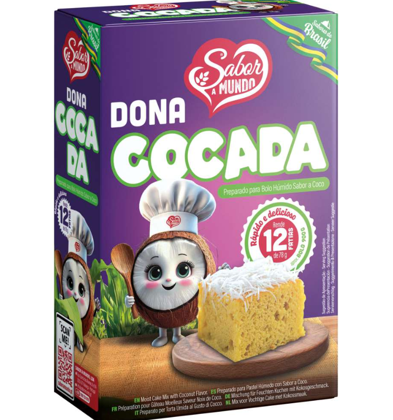 Sabor a Mundo - Preparado para Bolo de Côco 435g