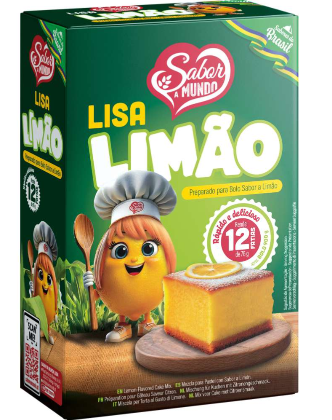 Sabor a Mundo - Preparado para Bolo de Limão 435g