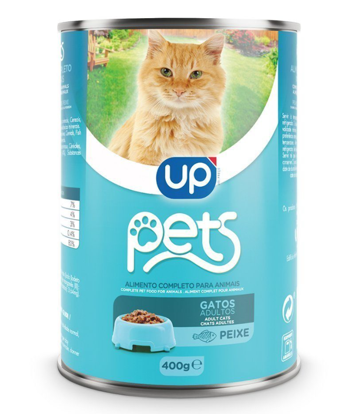 Alimento Húmido para Gato UP - Peixe 400g