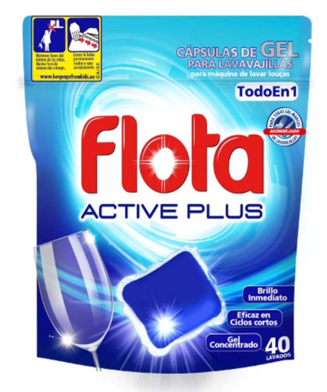 Flota Pastilhas para Máquina de Louça - 40 uni